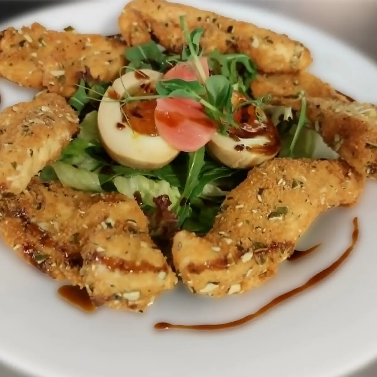 Steirischer Backhendlsalat
