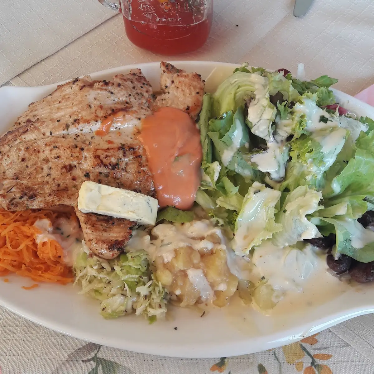 Fitnessteller Auf Salat Des Hauses