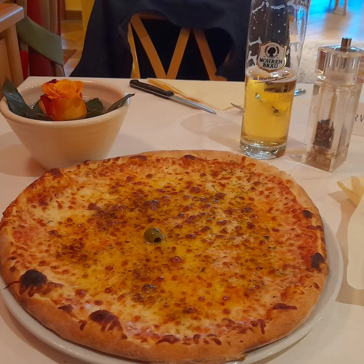 Pizza Margherita Mit Doppelt Käse