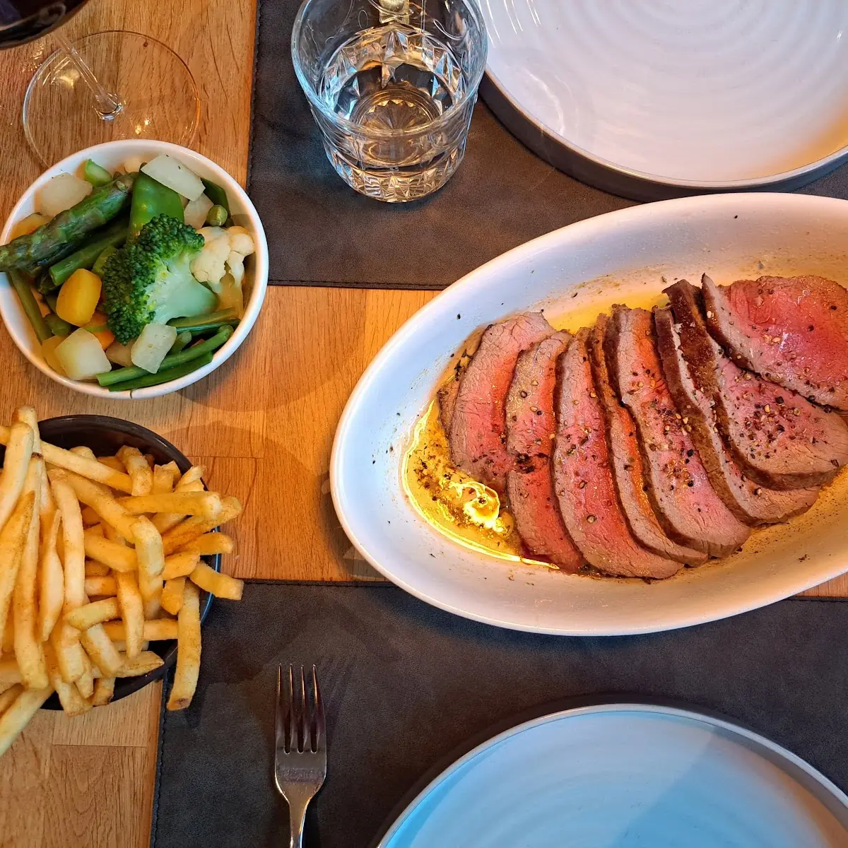 Gemüse Und Pommes