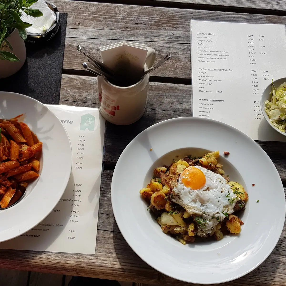 Bauerngröstel Und Macceroni