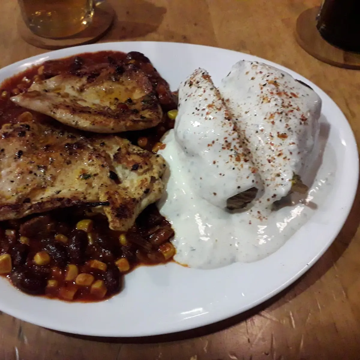 Atztecka Mit Hühnerfilets