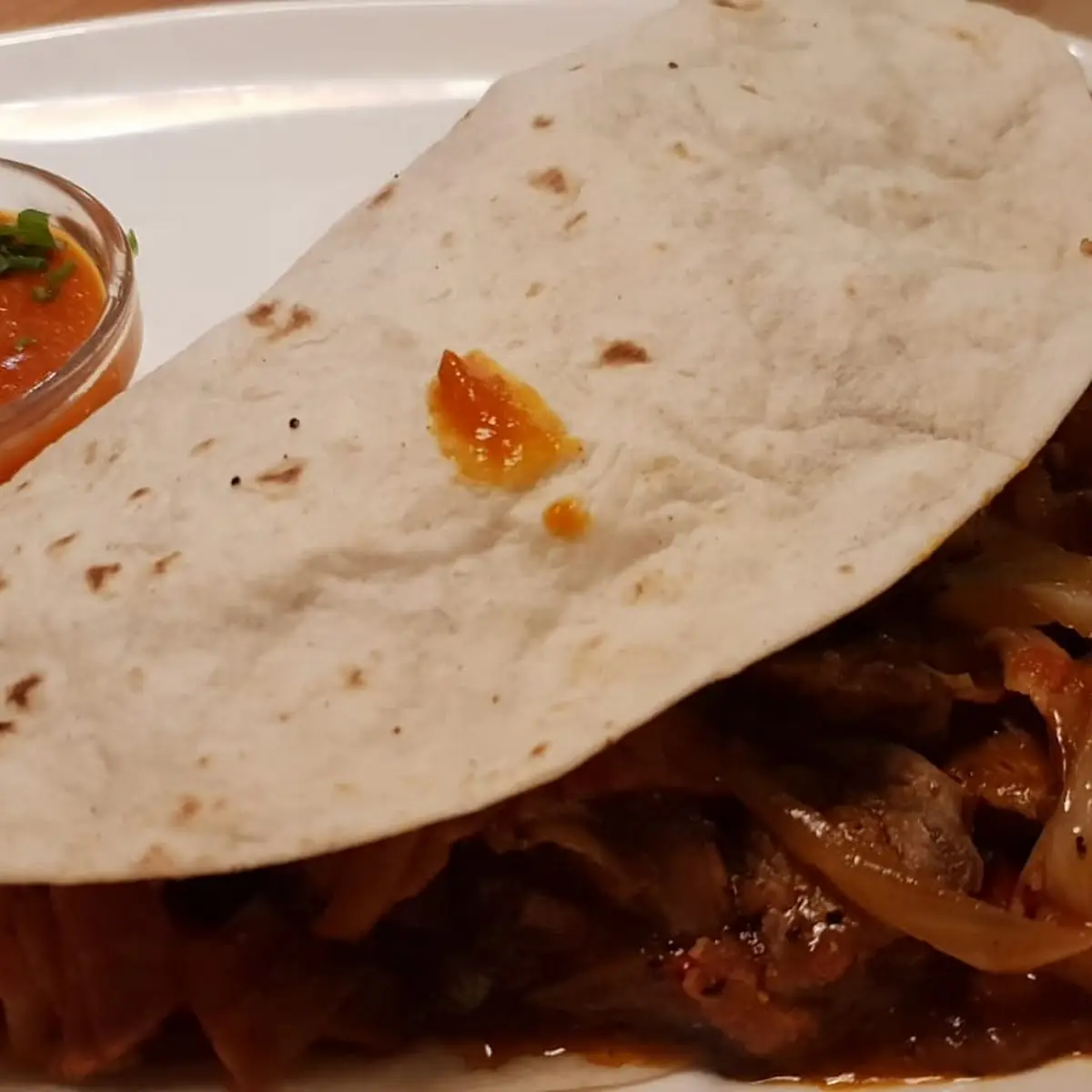 Burrito Mit Rind Scharf