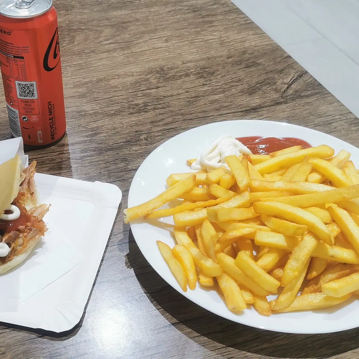 Kebab and Fries