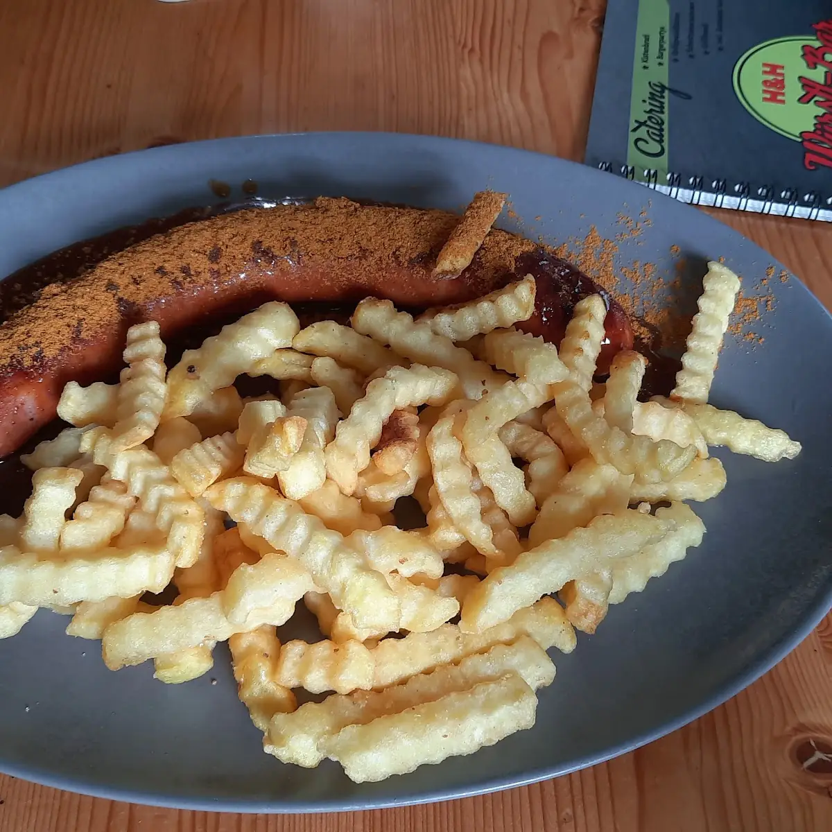 Käsecurry Mit Pommes Frites