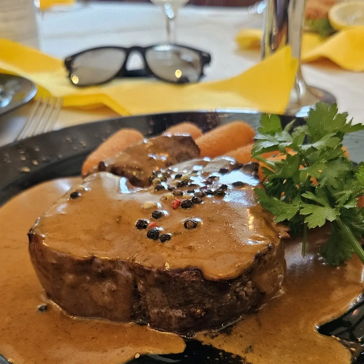Rinderfilet In Pfeffersauce