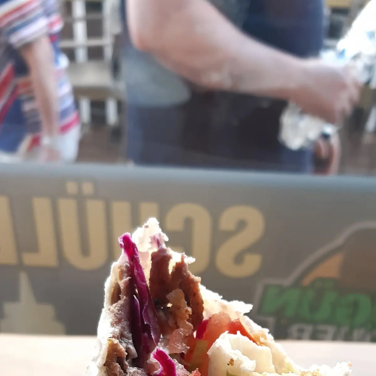 Hühner Dürüm Mit Falafel