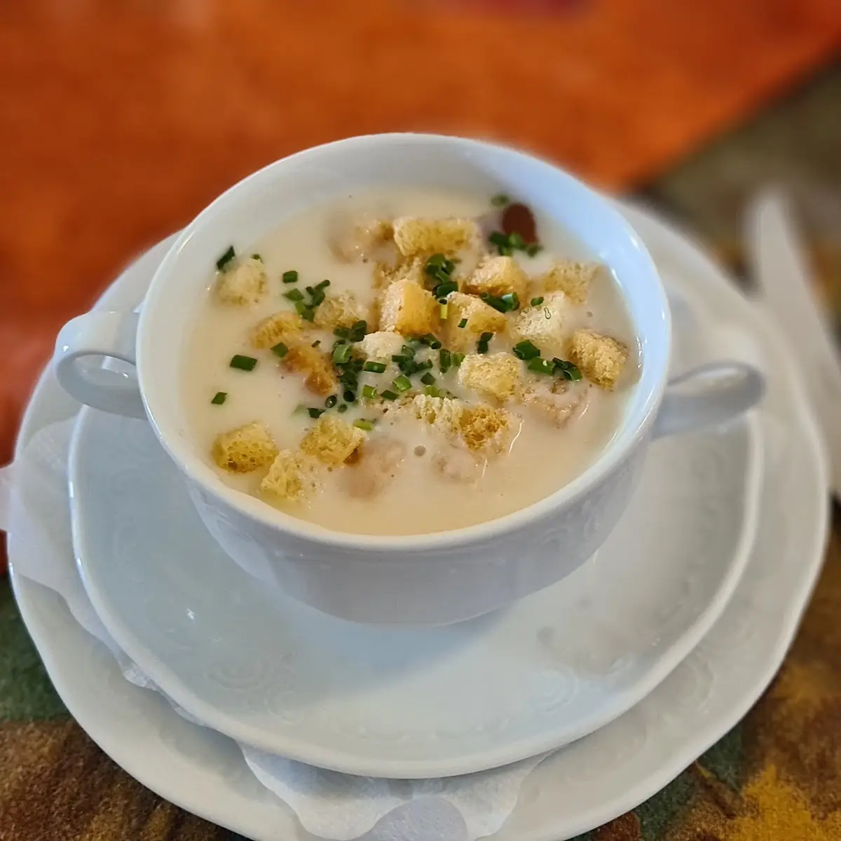 Knoblauchcremesuppe