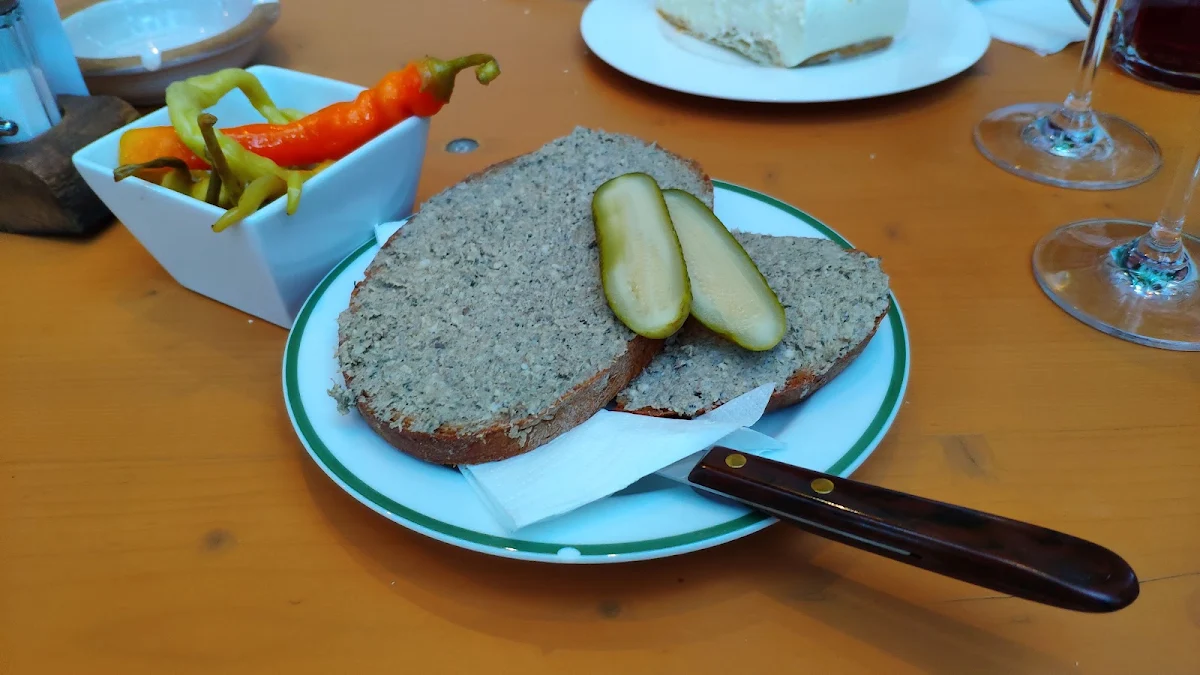 Leberaufstrich Brot
