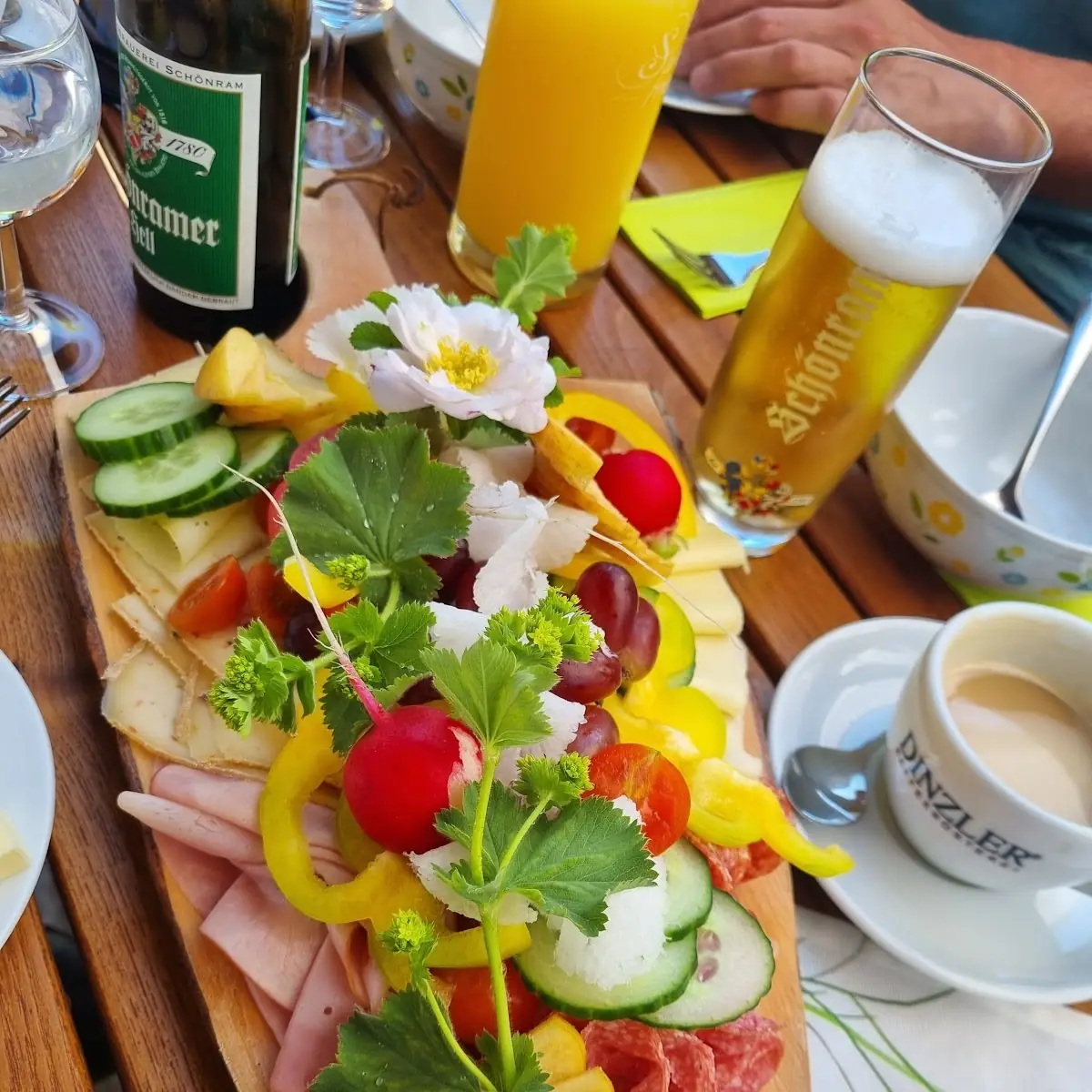 Blumen-frühstück