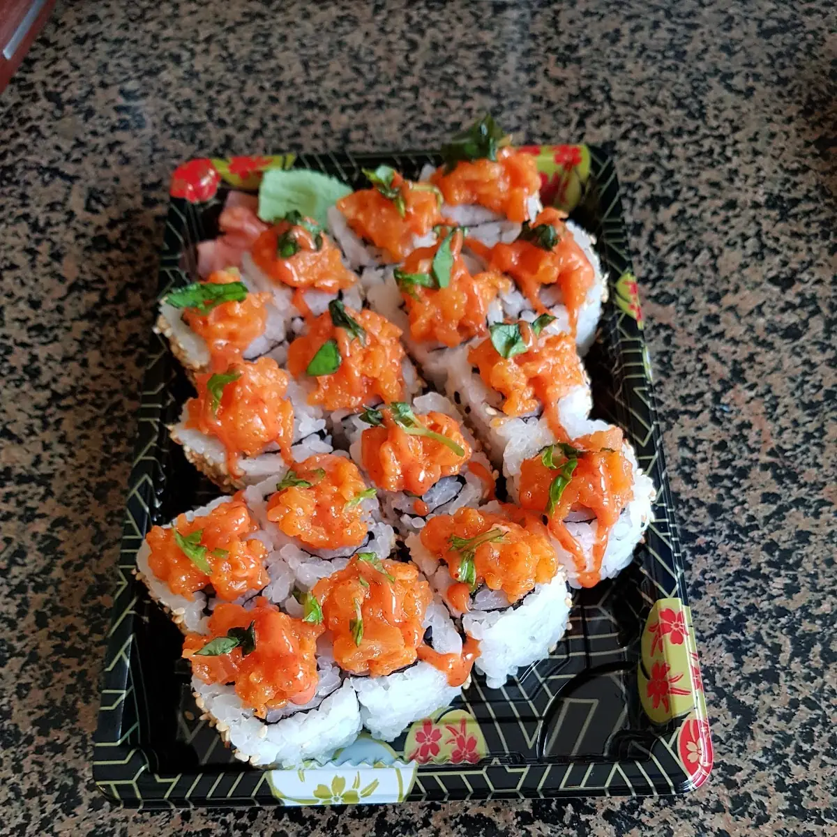 Spicy Salmon Rolls