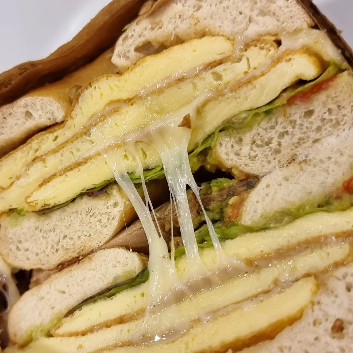 Morning Bagel with Omelette and Cheese