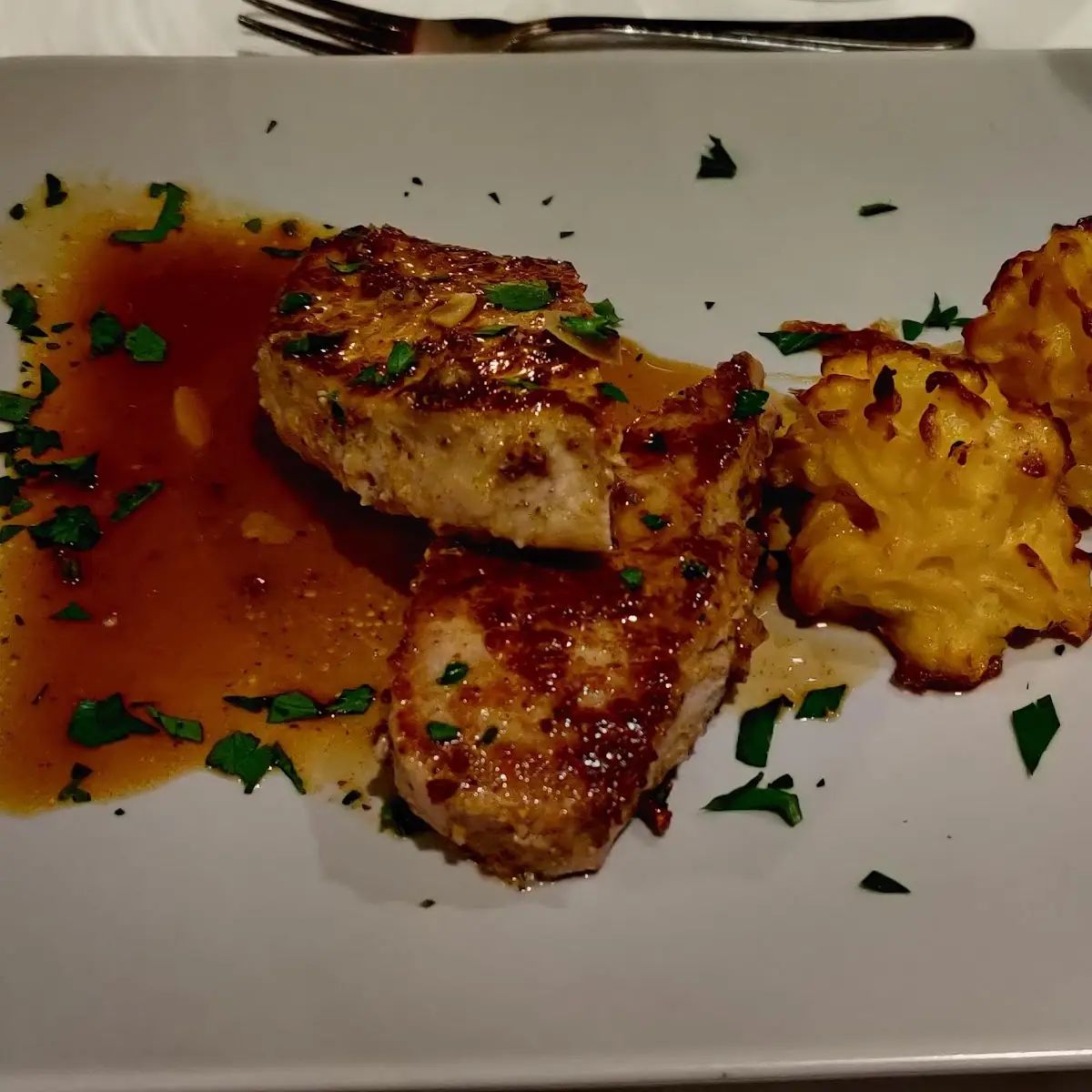 Kalbsrücken Mit Mandelkruste
