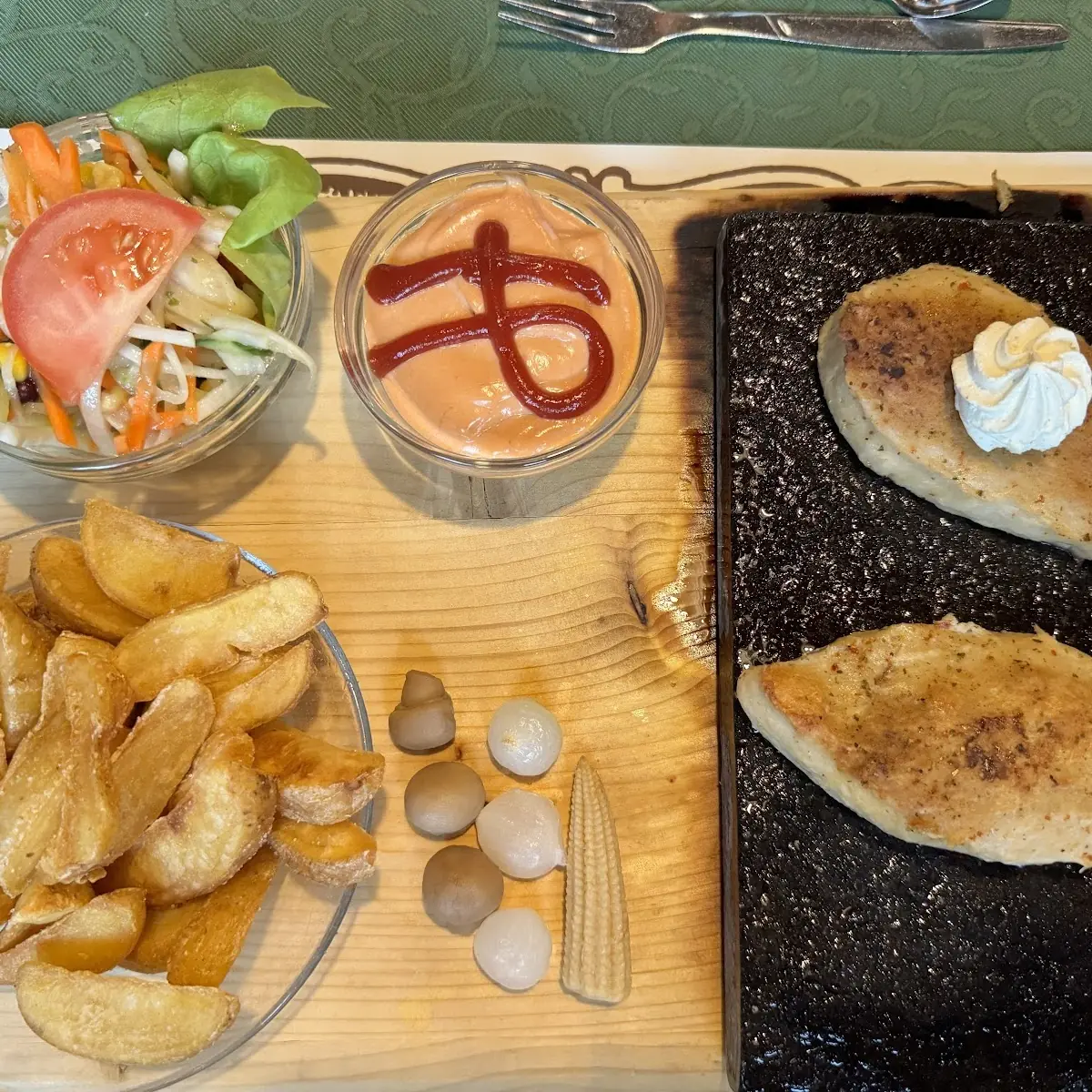 Vegetarisches Felsensteak