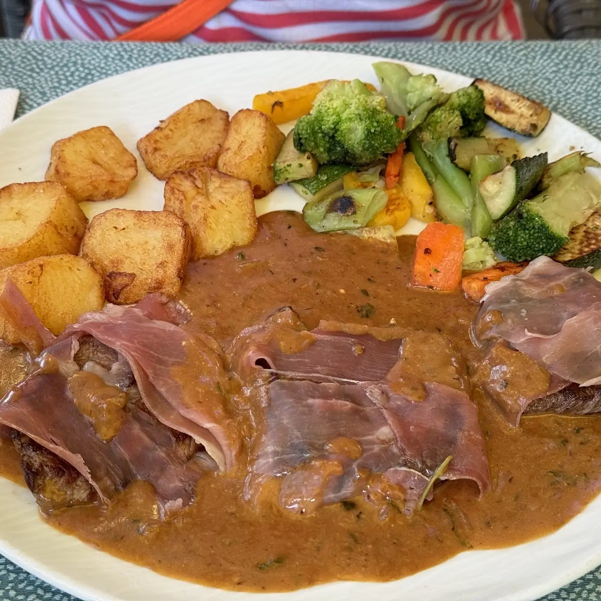 Kalbschnitzel, Das Pizz