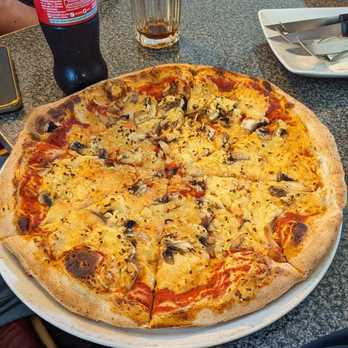 Vegan Mushrooms Pizza