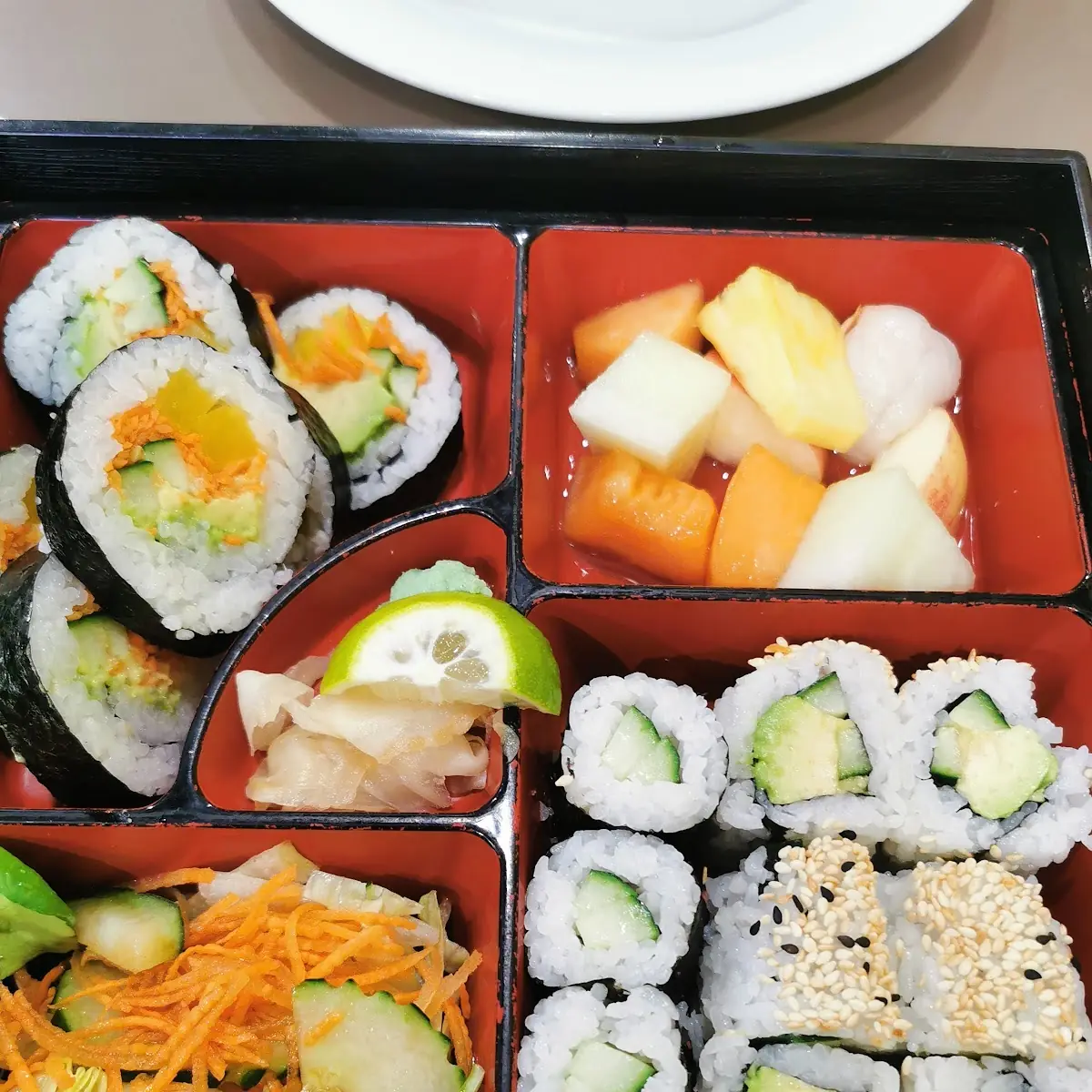 Sushi Mixed Vegetables Bento