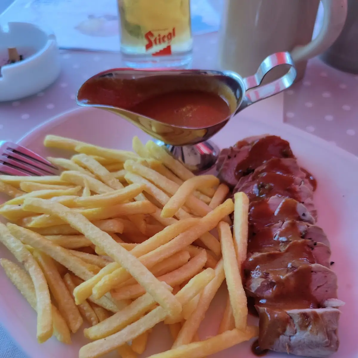 Schweinelende Mit Pferrahm