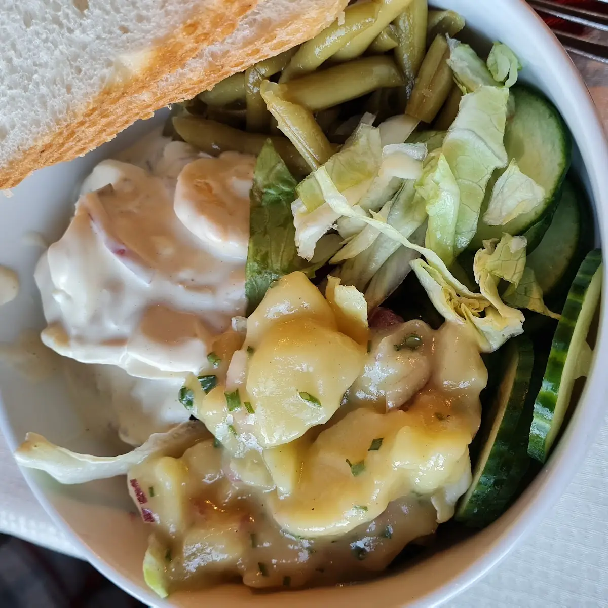 Verschiedene Salate