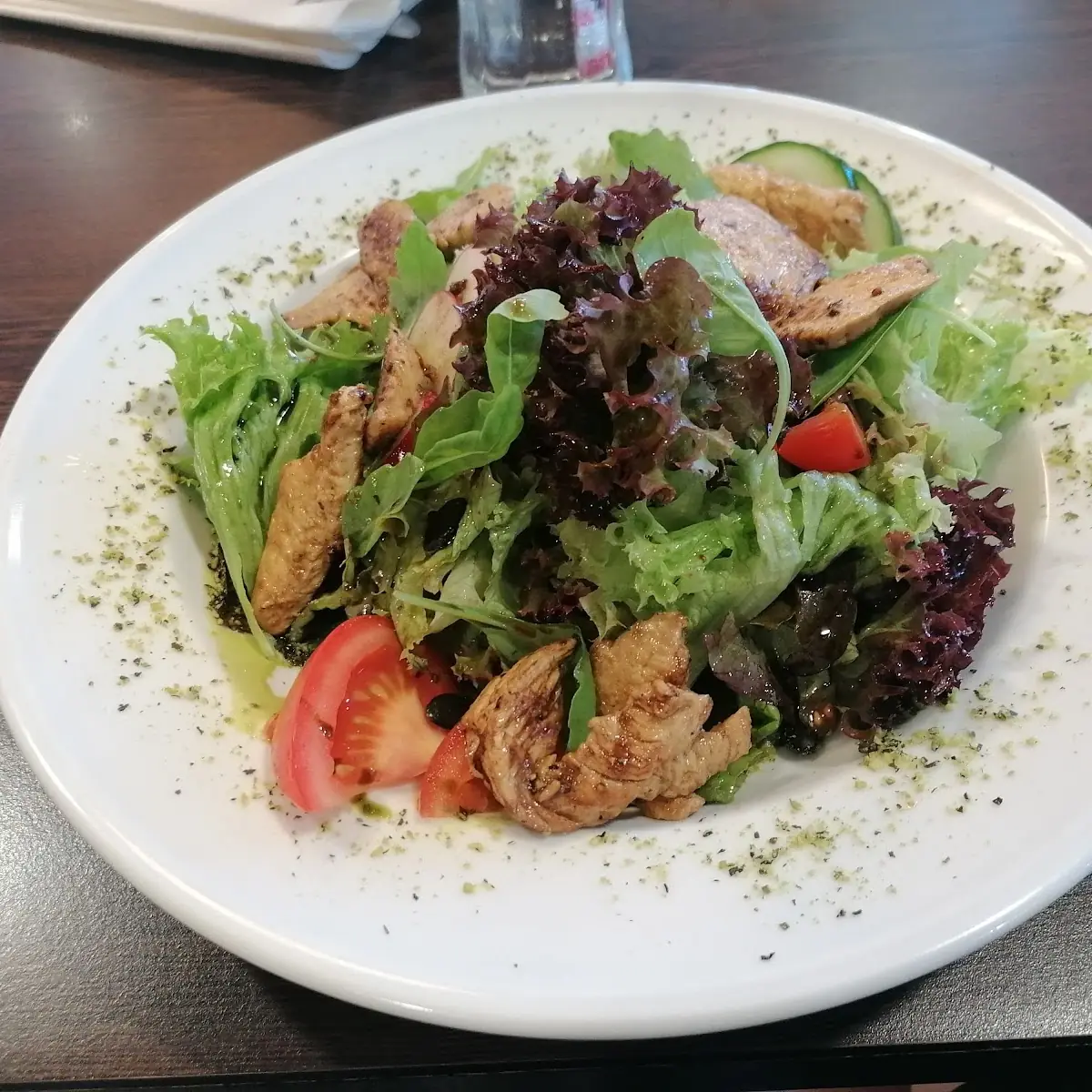 Salat Mit Putenstreifen