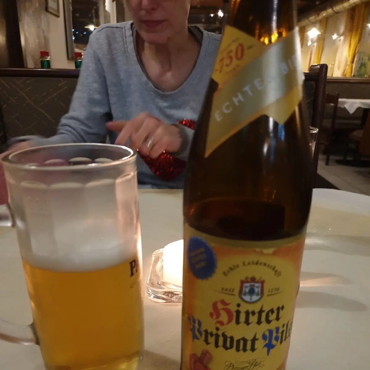 Pizza Dello Chef Mit Besten Bier