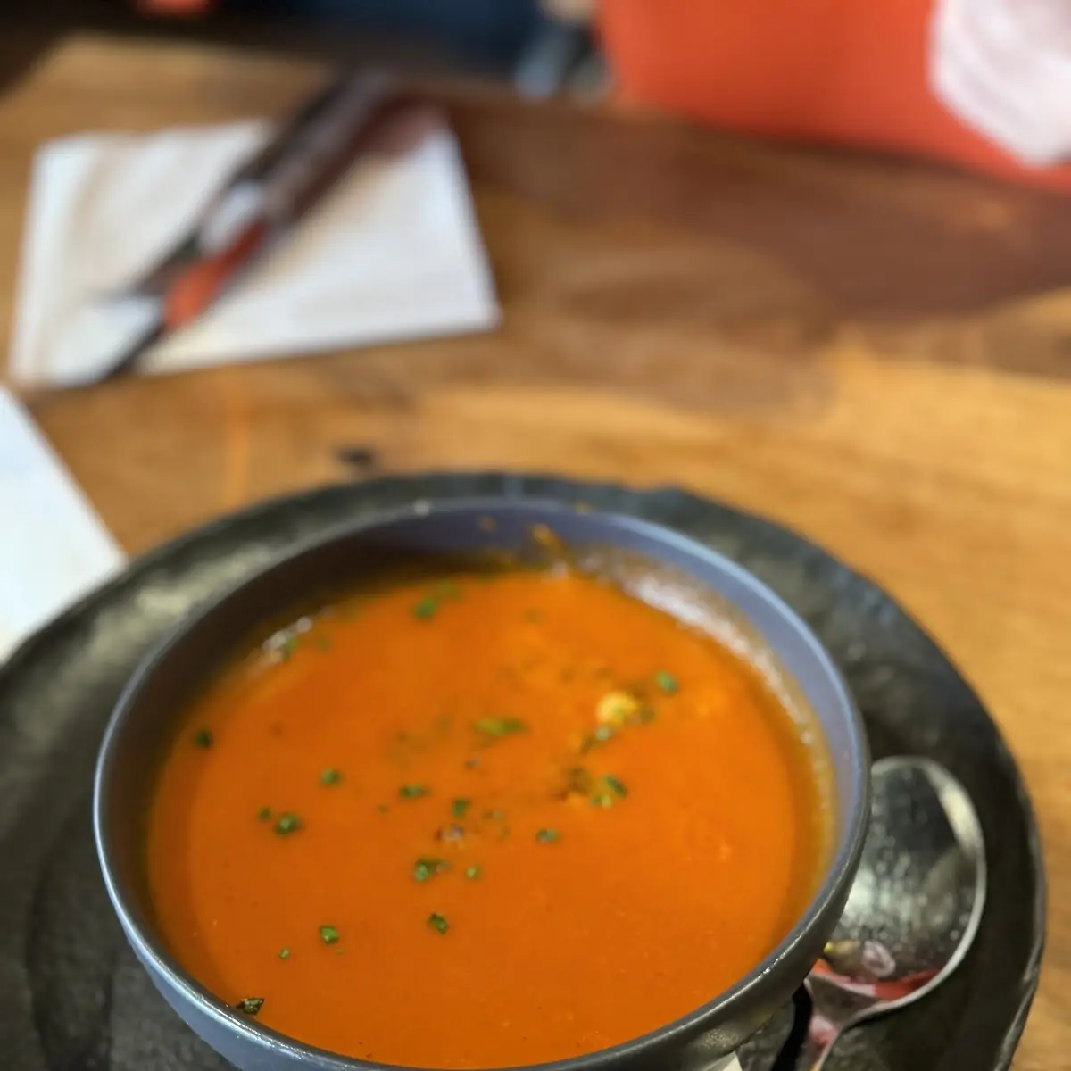 Orientalische Tomaten Suppe