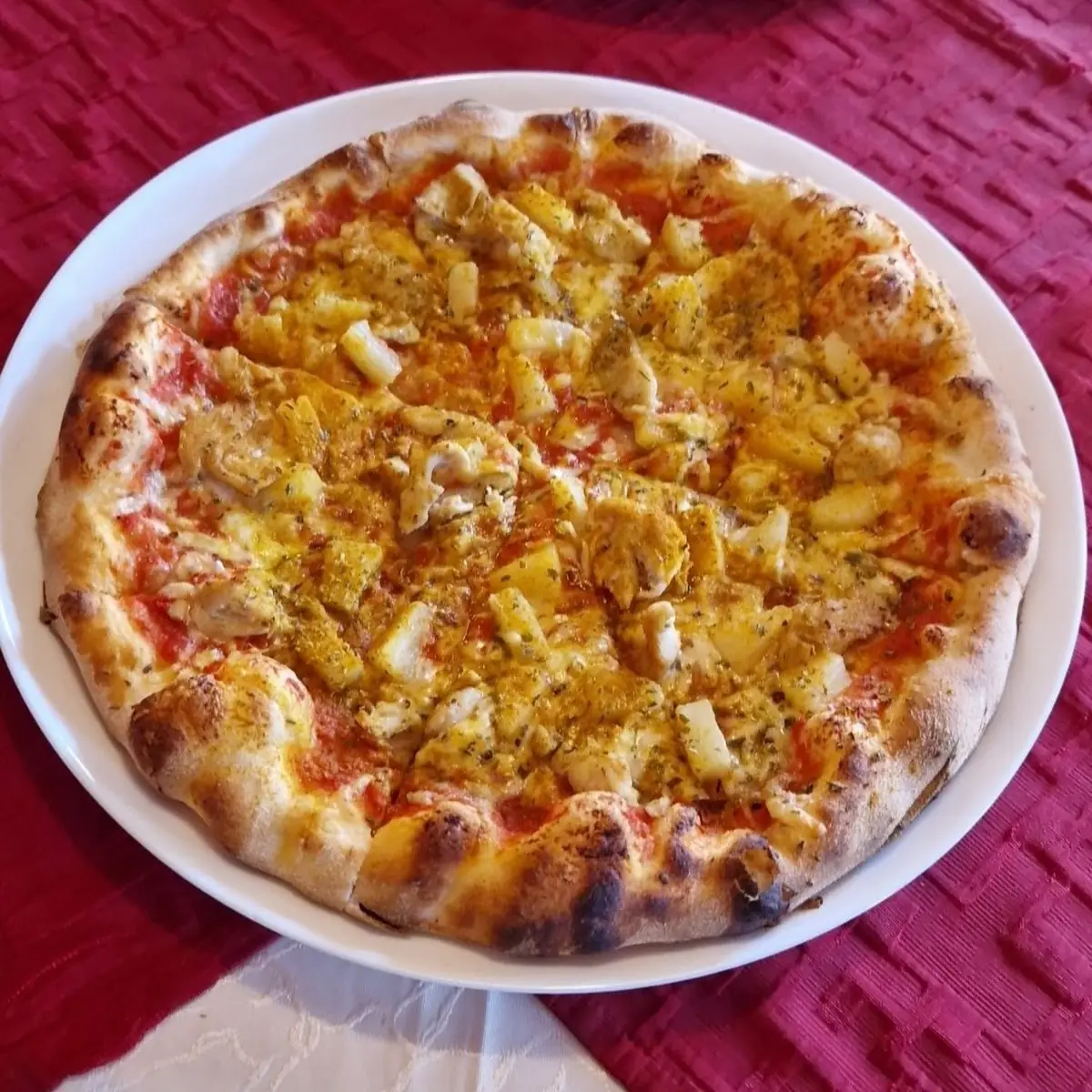 Pizza Chicken & Curry