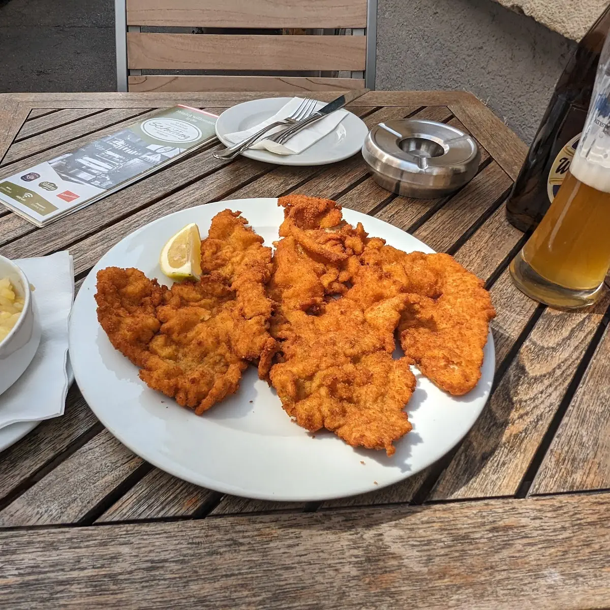 Pan-fried Viennese Veal Schnitzel