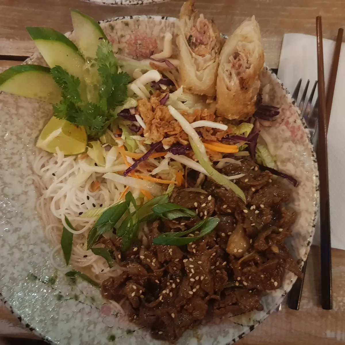 Rindfleisch Mit Nudeln
