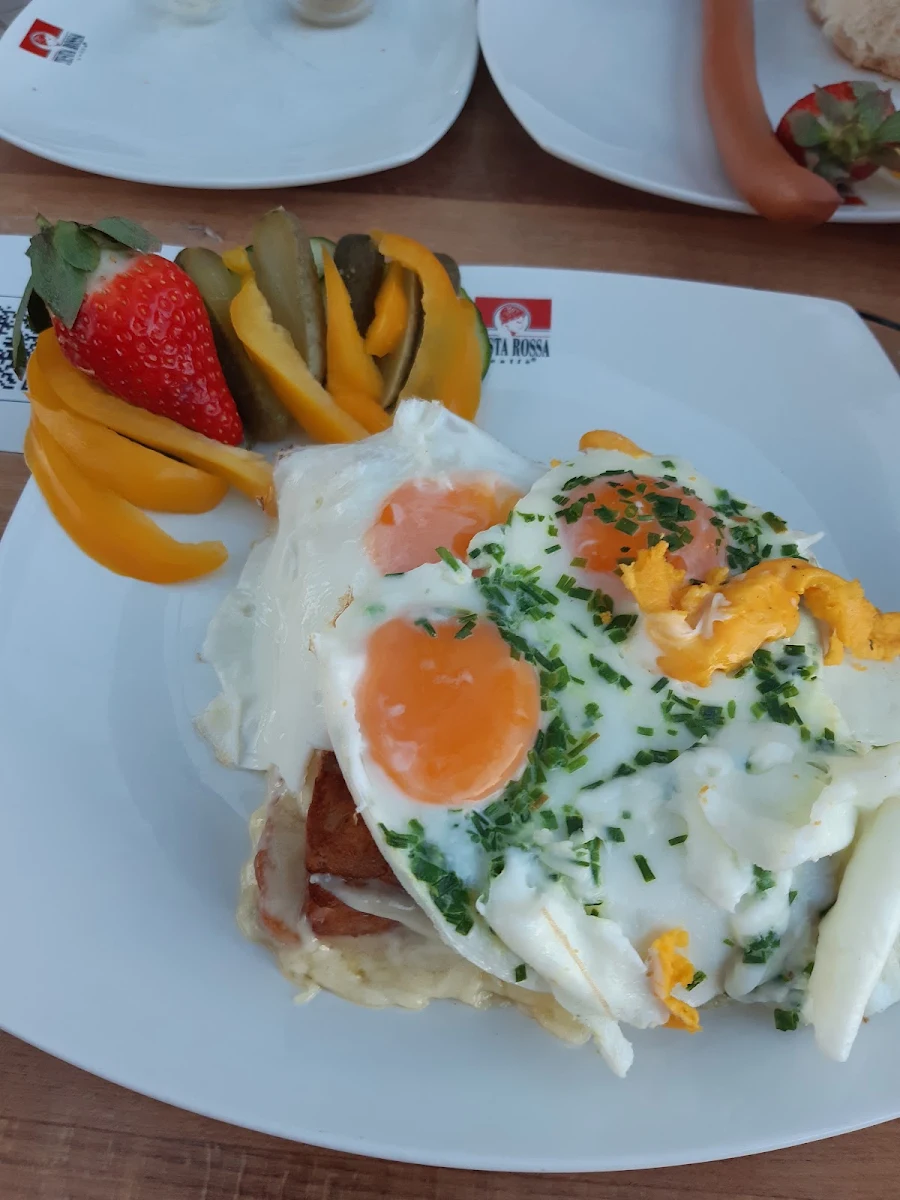 Toast Mit Spiegeleiern