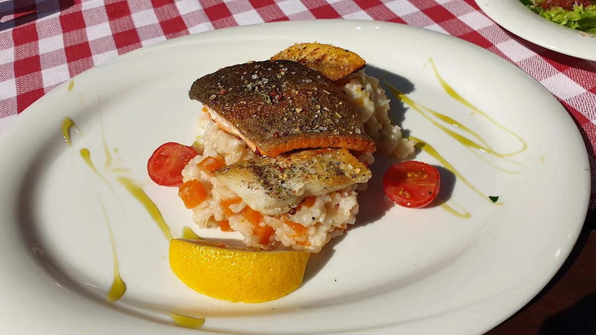 Dreierlei Vom Fisch Mit Kürbisrisotto