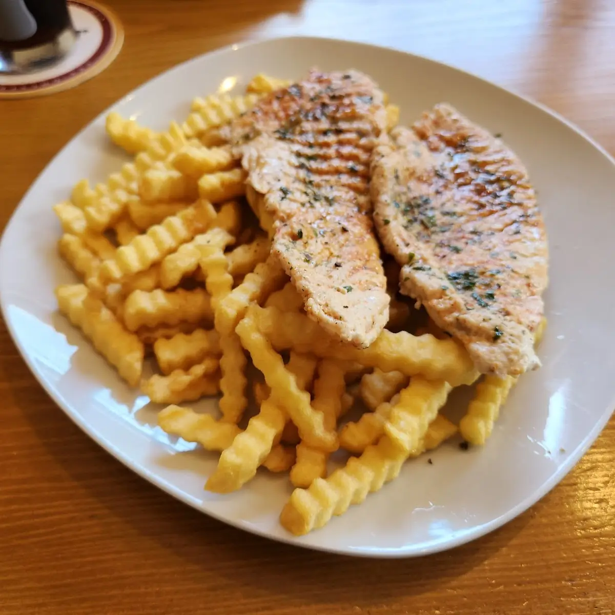 Turkey Steak with Fries