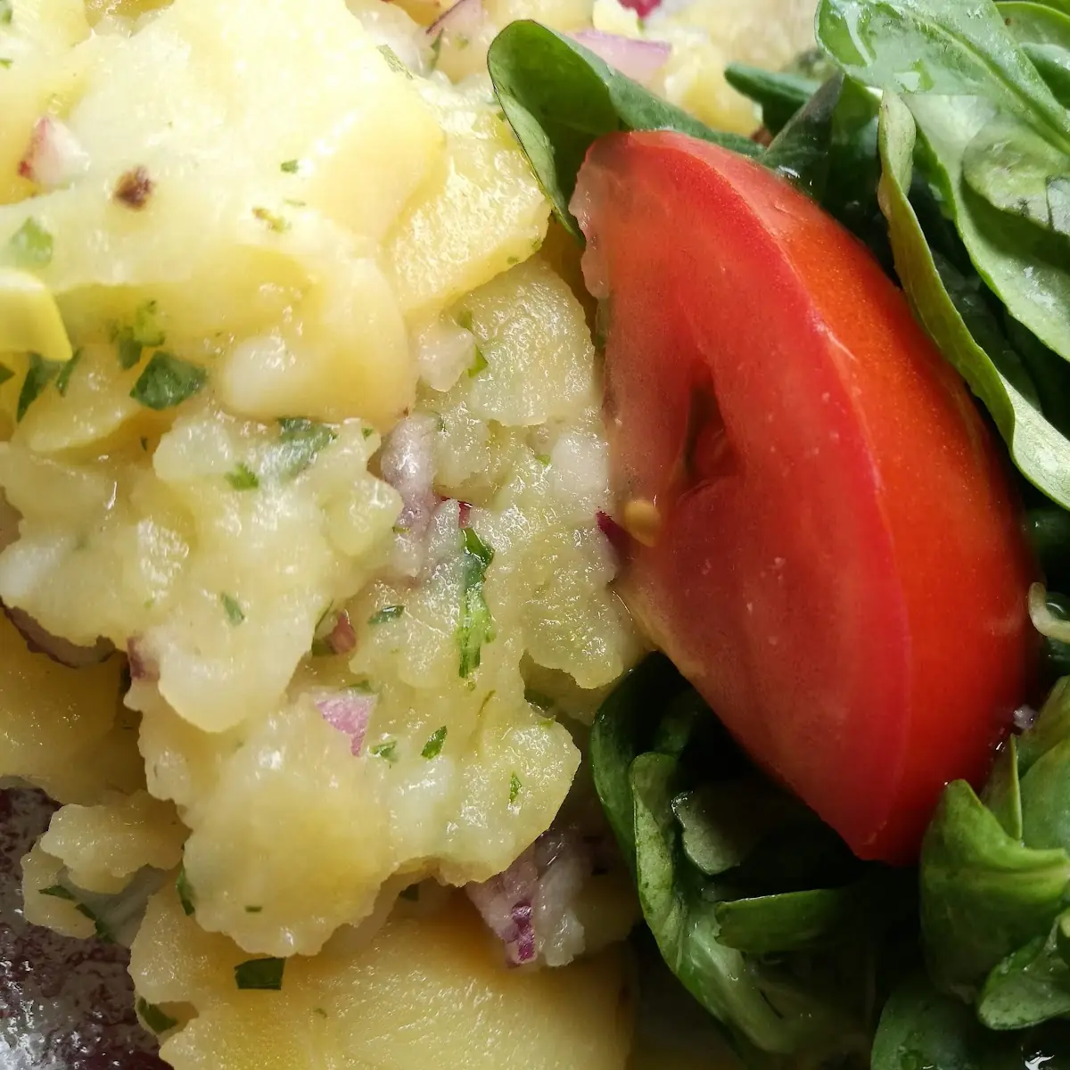 Vogerl Kartoffel Salat