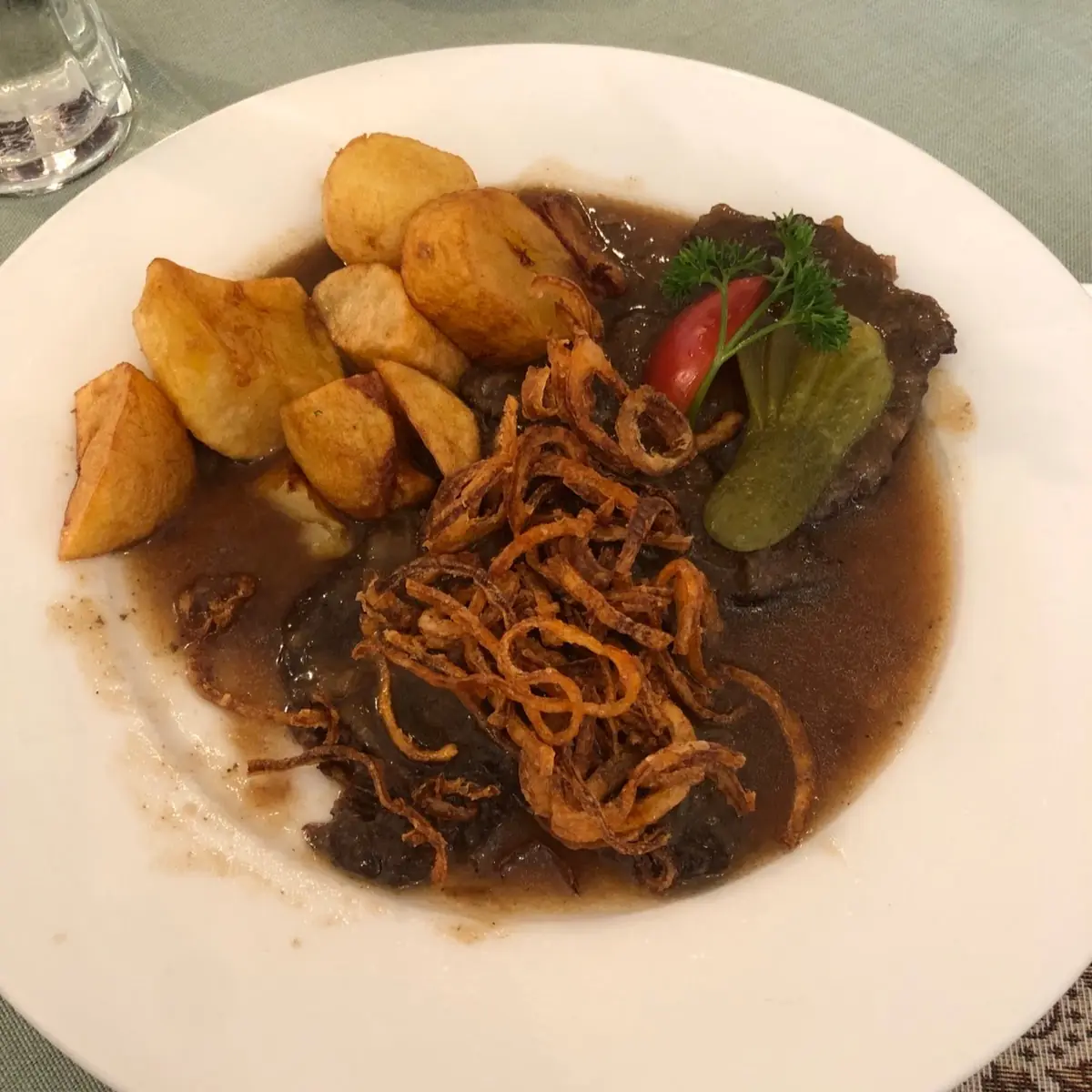 Zwiebel Rostbraten