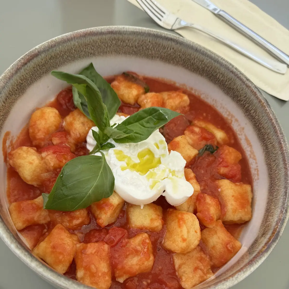 Gnocchi Caprese