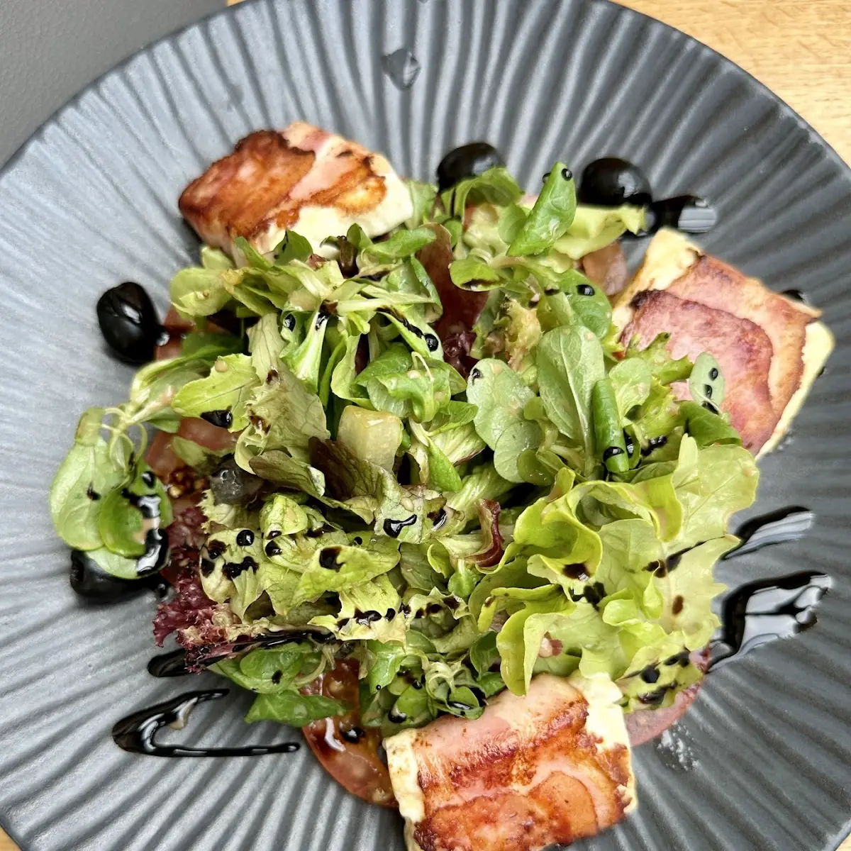 Schafskäse Mit Speckmantel