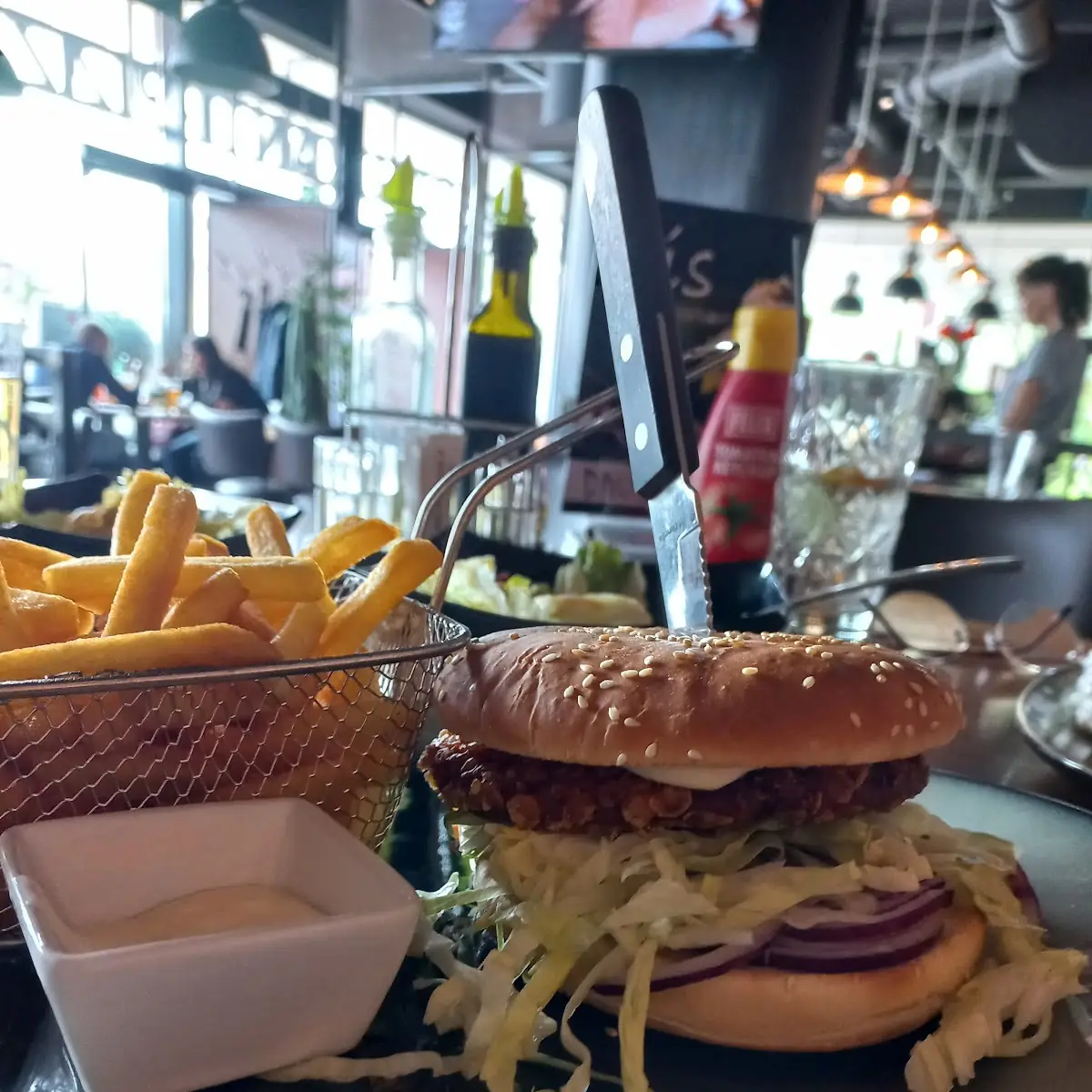 Hühnerburger