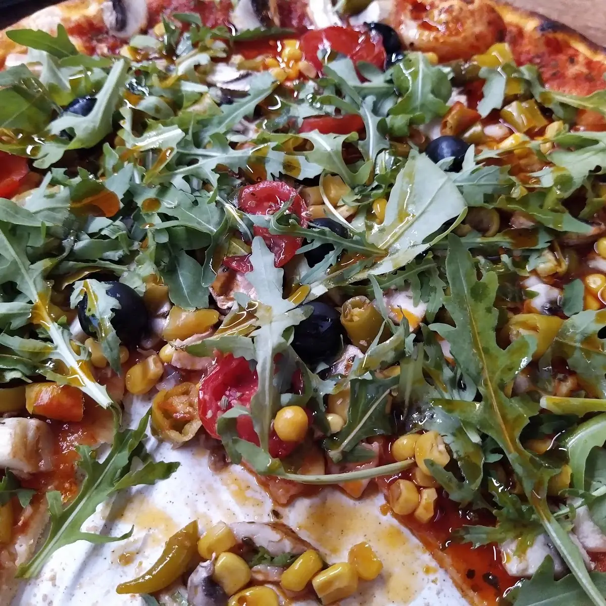 Vegane Wunschpizza