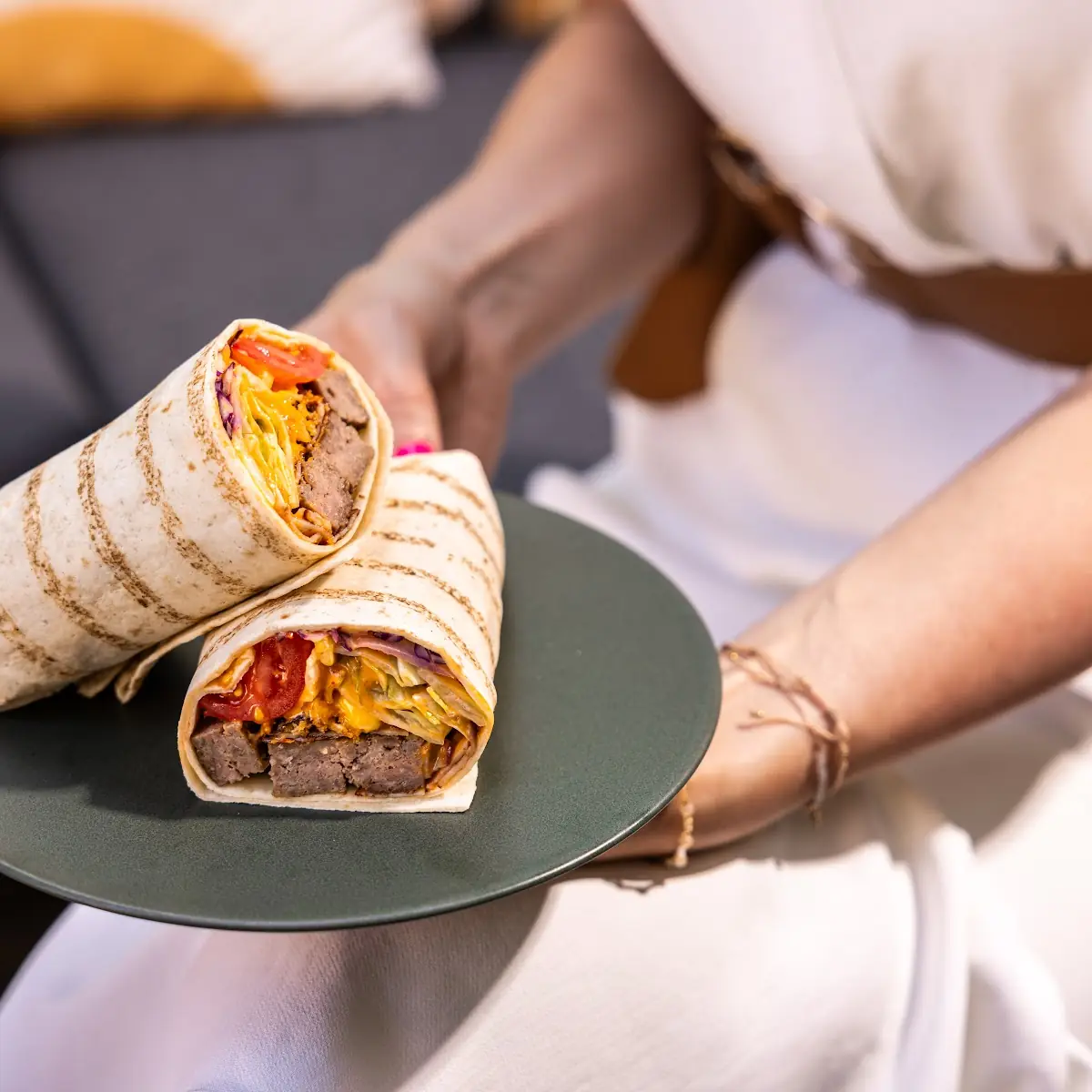 Beef & BBQ Wrap Ohne Reis