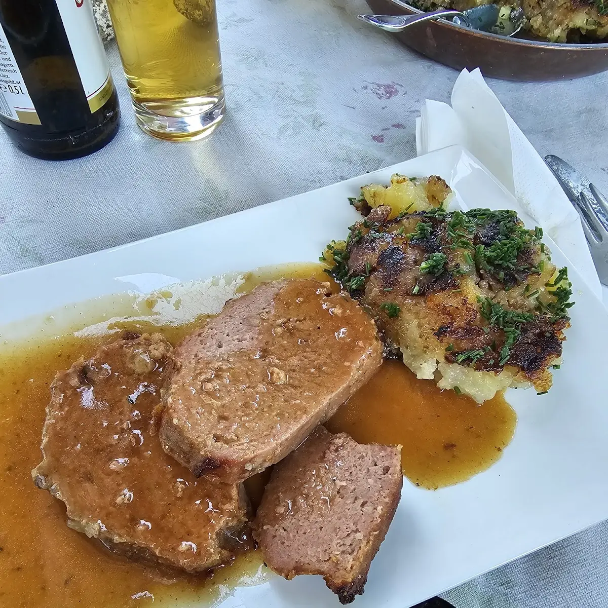 Hackbraten Mit Rösti