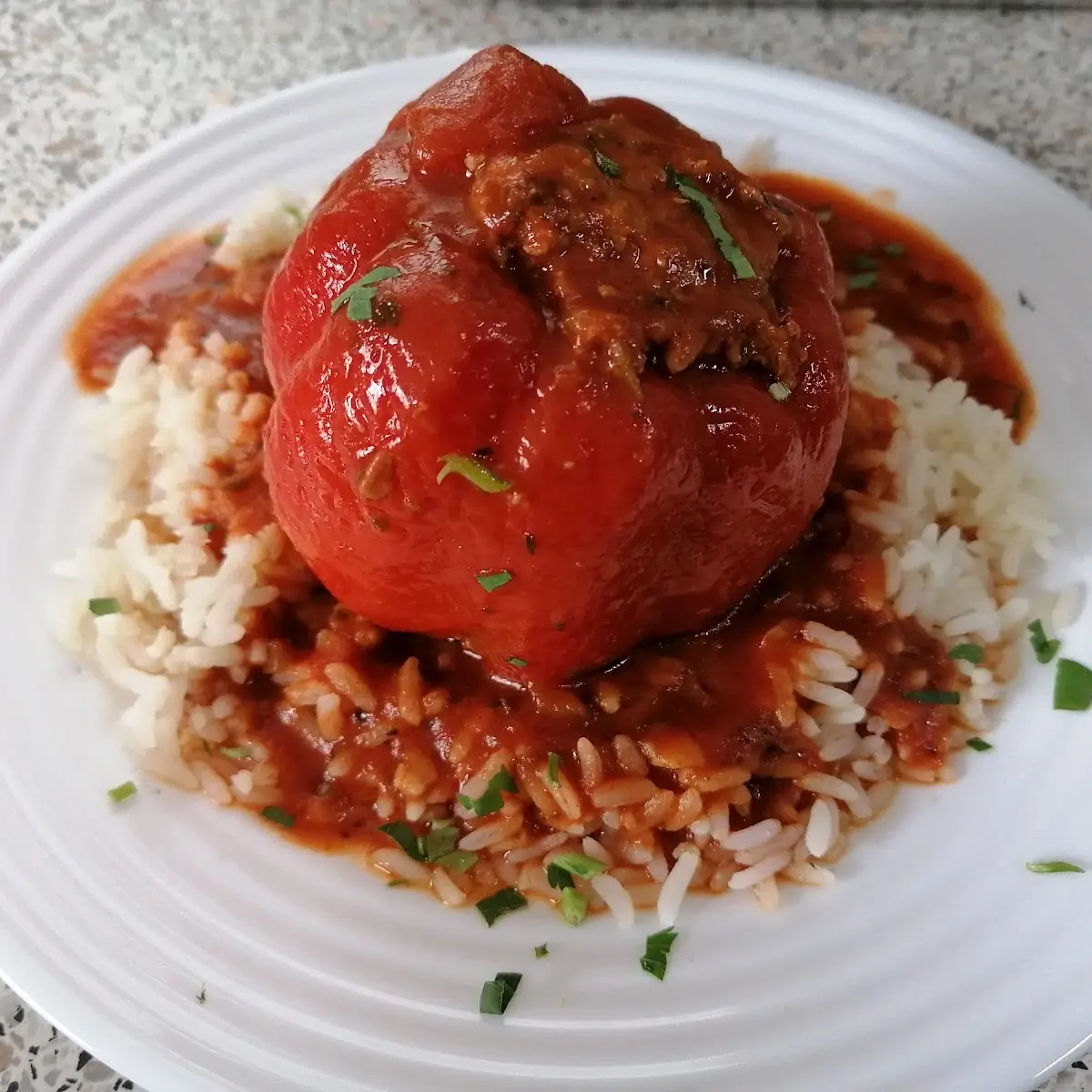 Gefüllter Paprika