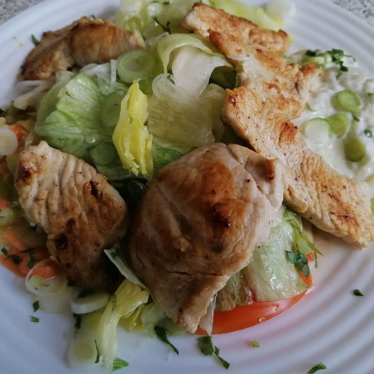 Putenstreifensalat