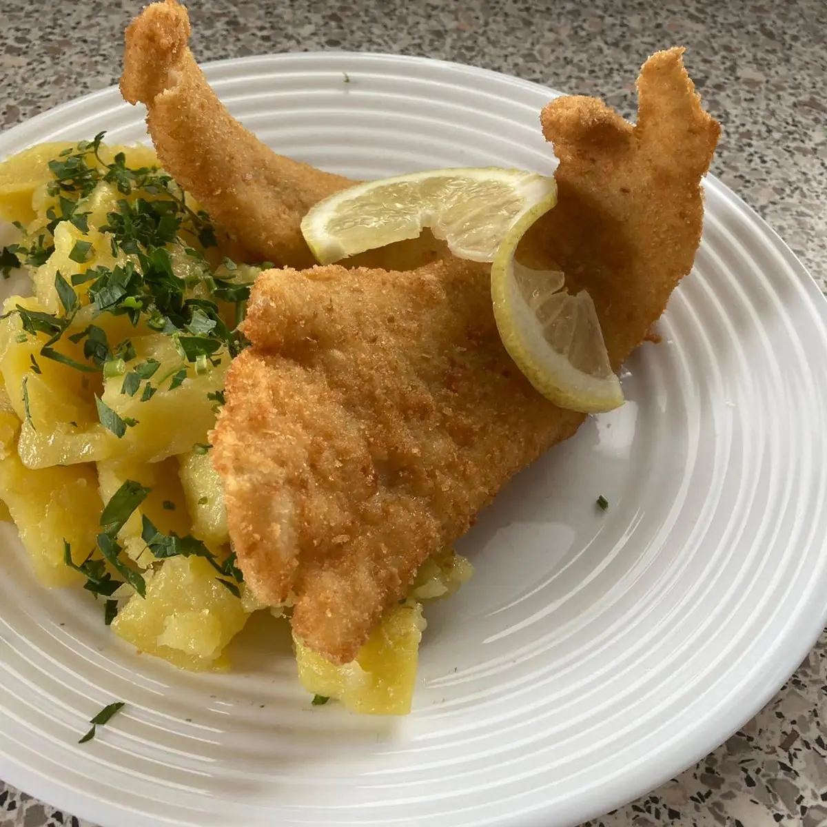 Seelachsfilet Gebacken