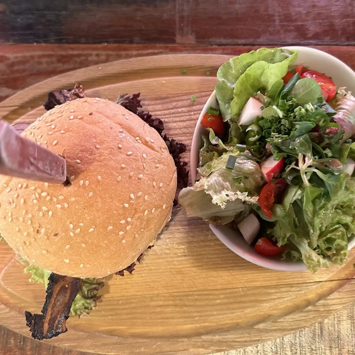 Burger Mit Salat