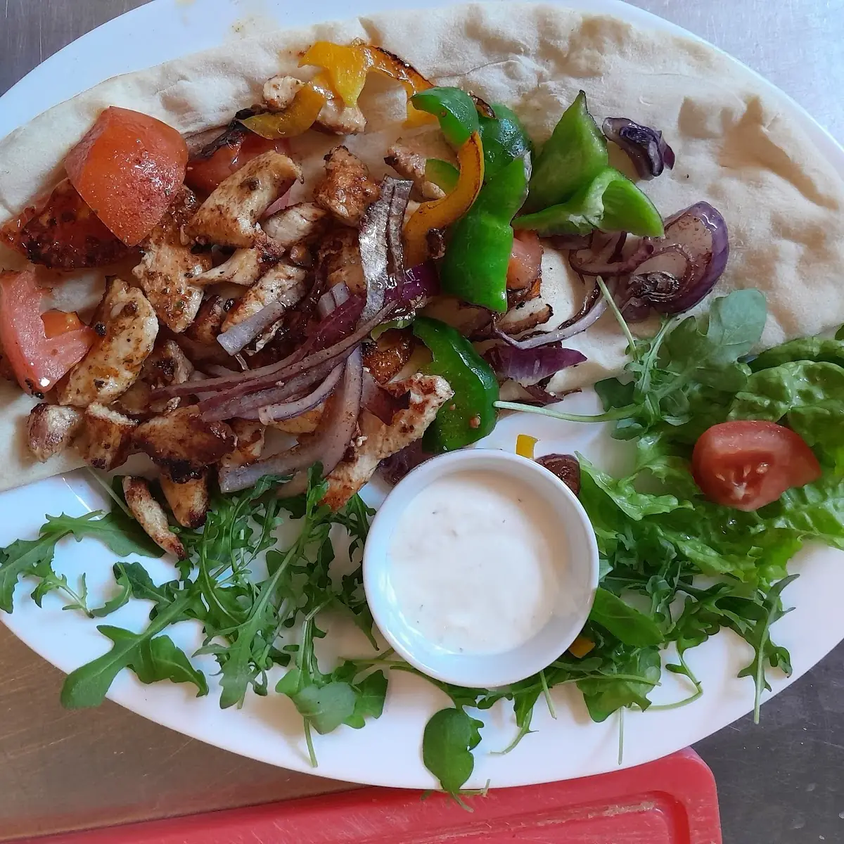 Hühner Gyros