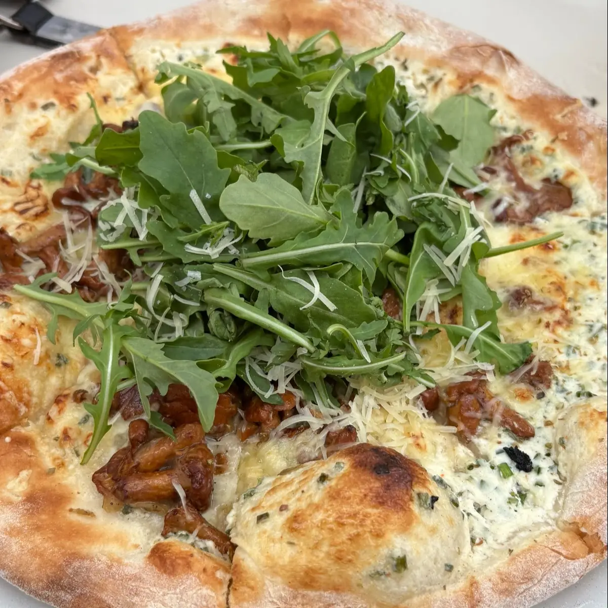 Pizza Mit Eierschwammerl