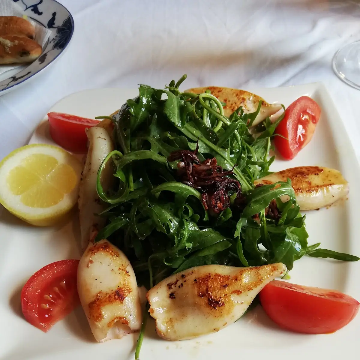 Gegrillter Tintenfisch