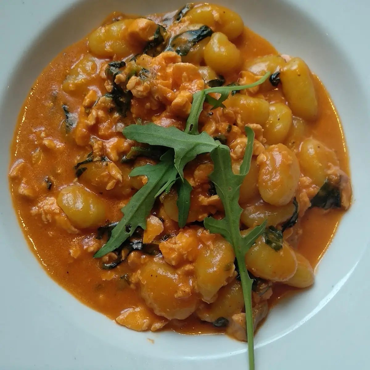 Gnocchi Z Łososiem