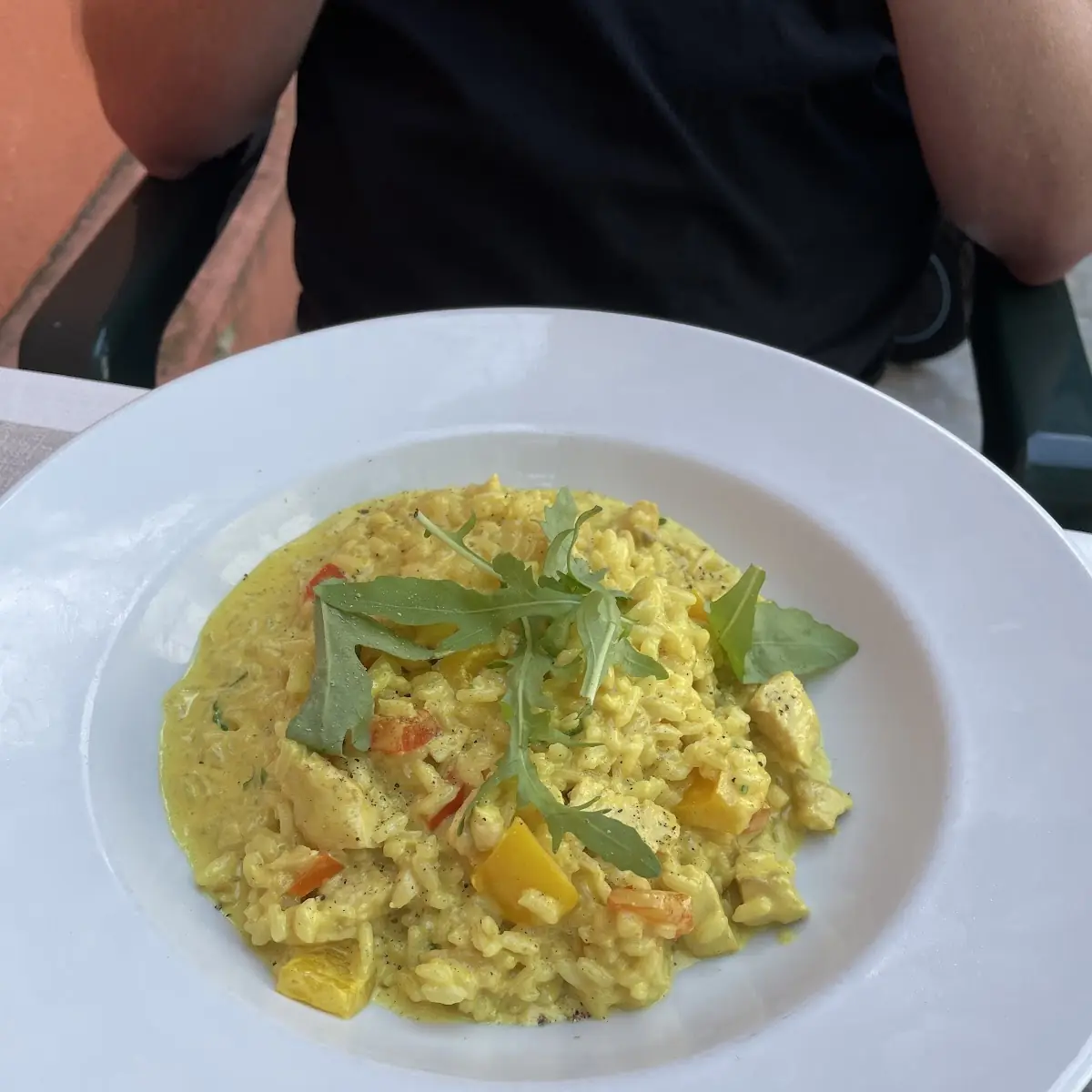 Risotto Pollo E Curry