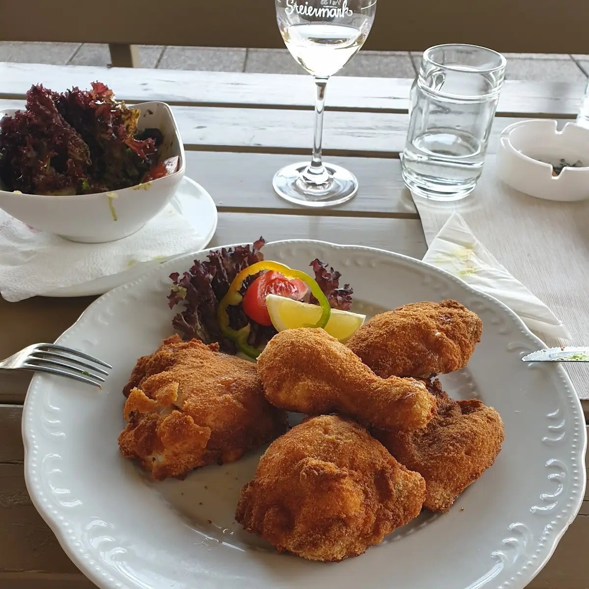 Backhendlsalat